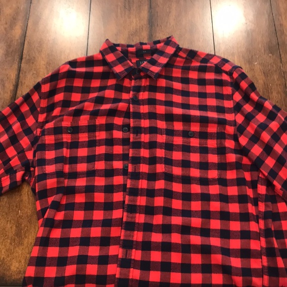 J Crew Flannel Button Down - Picture 1 of 2